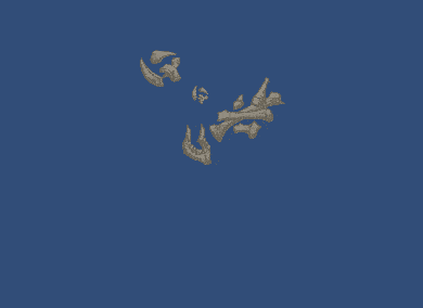 Close up of bones bouncing