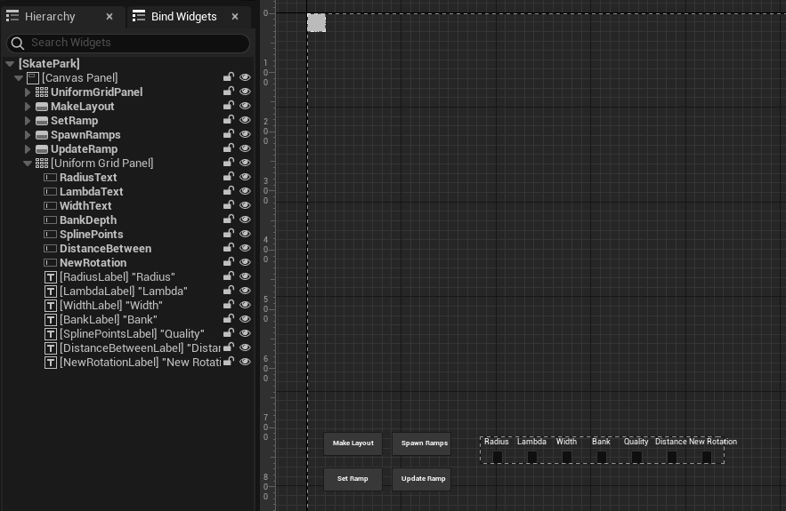 Gif showing the grid working as intended