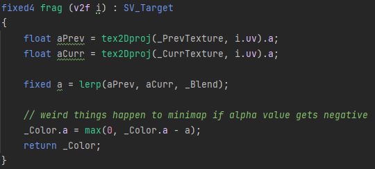 This image shows the fog of war blending code