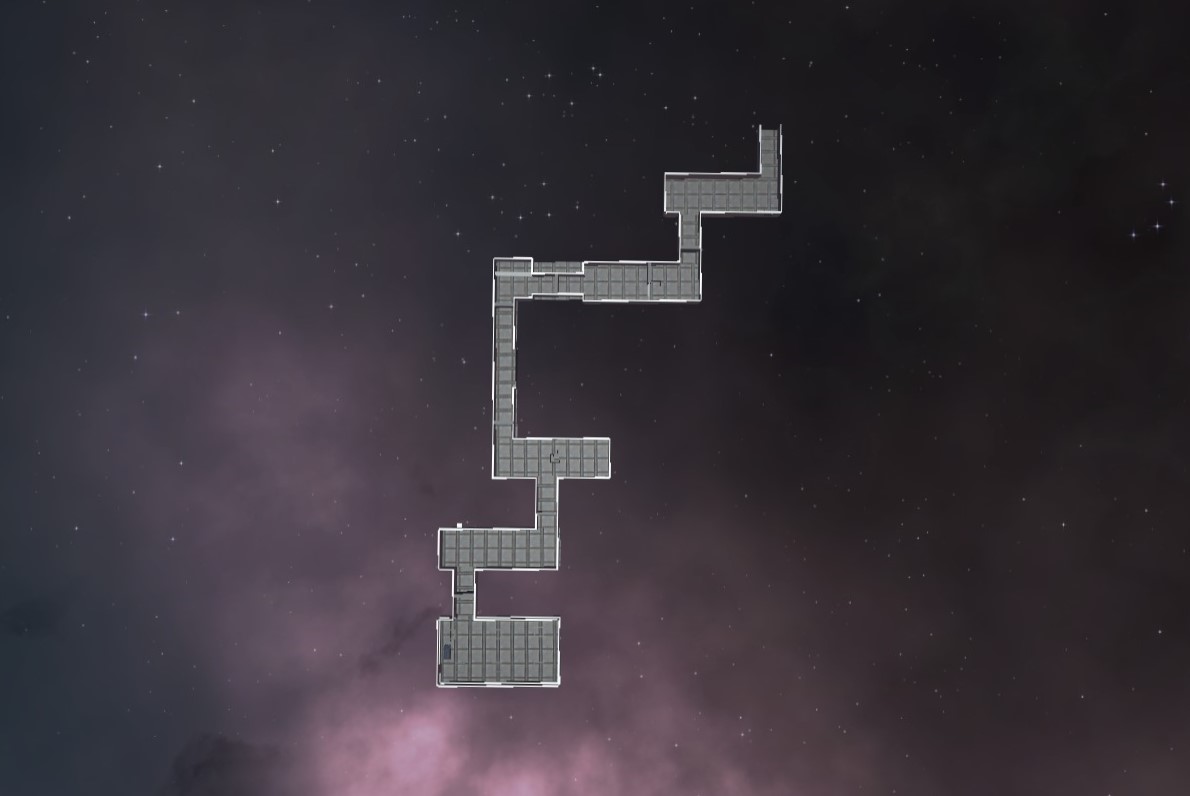 An impact image of the birds eye view of the map the player traverses through