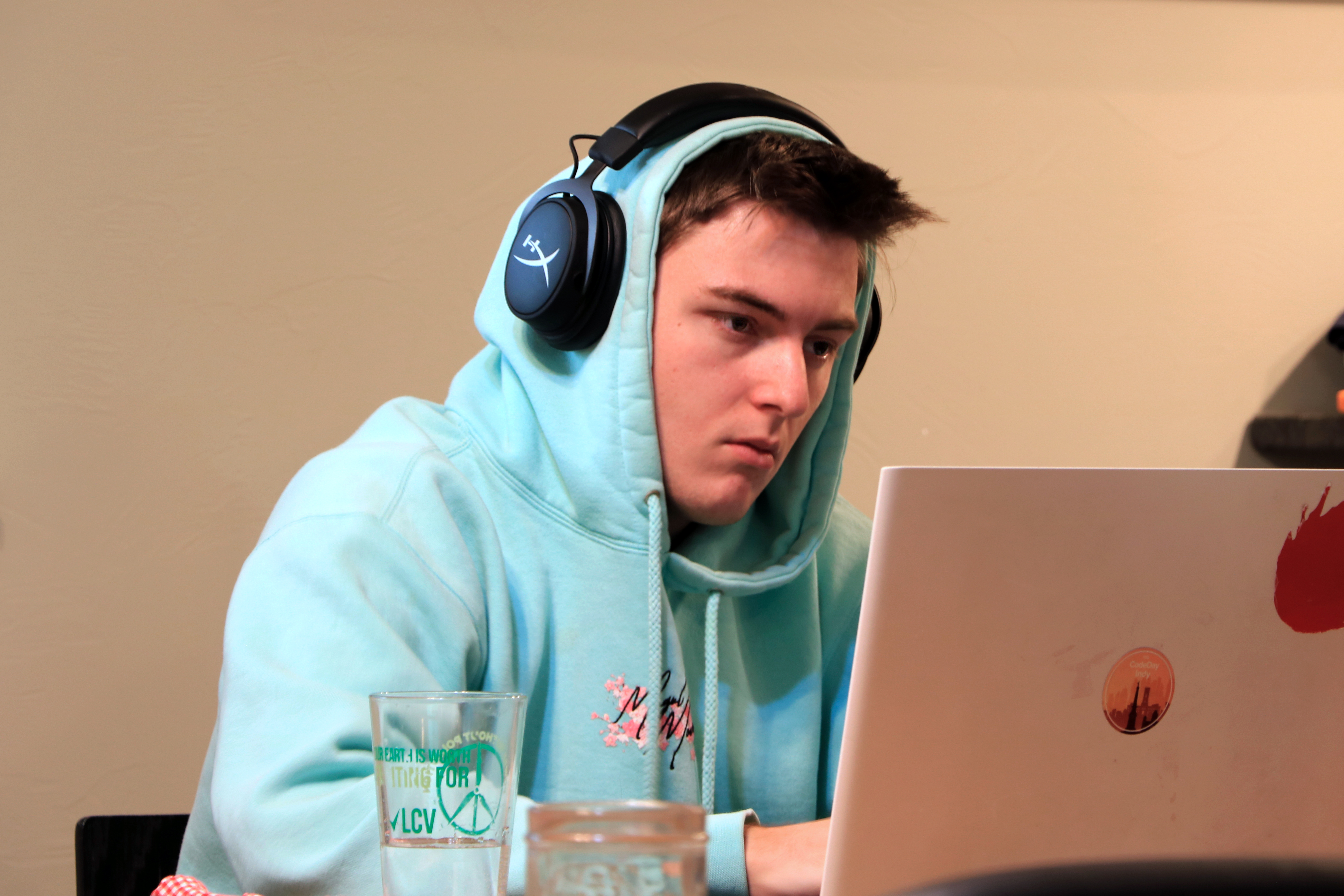Impact image showing me (Josh) working