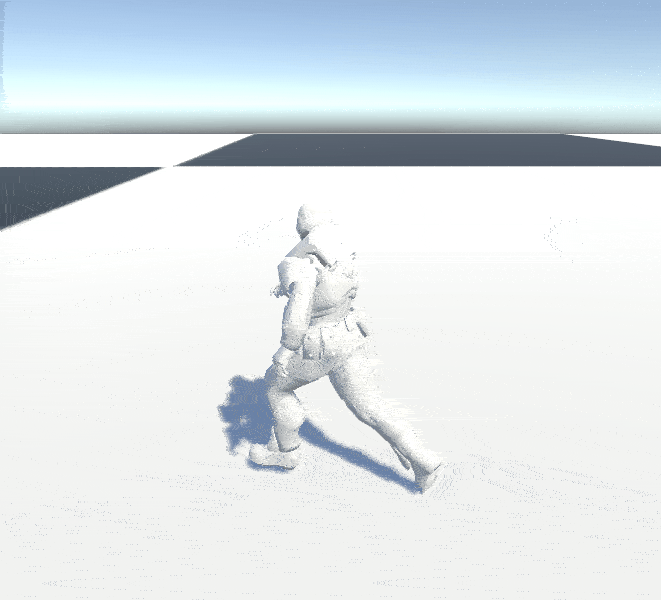 Show move left to right with 100 frame average.