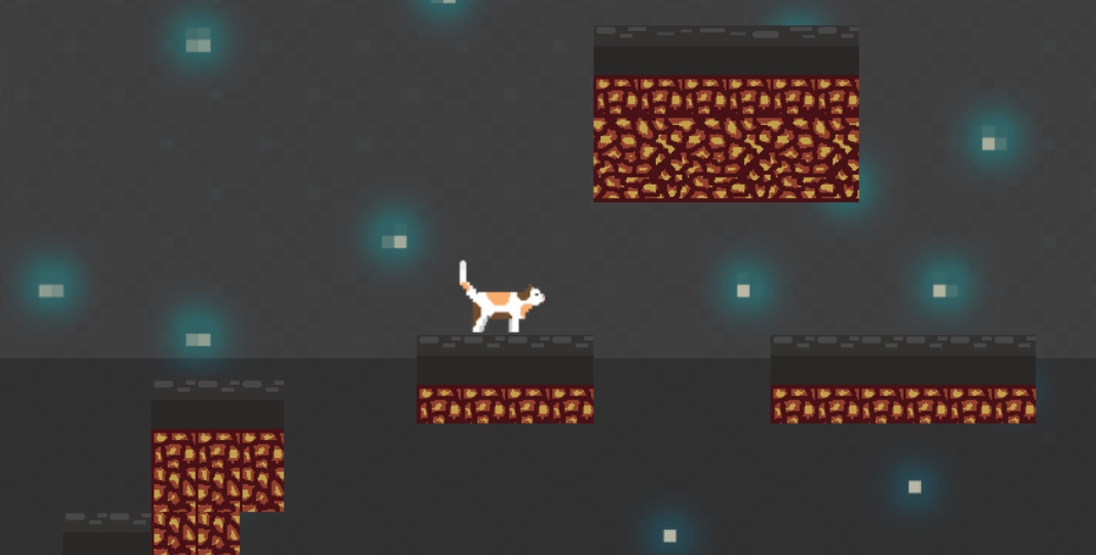 A gif that shows some of the platforming required in the game
