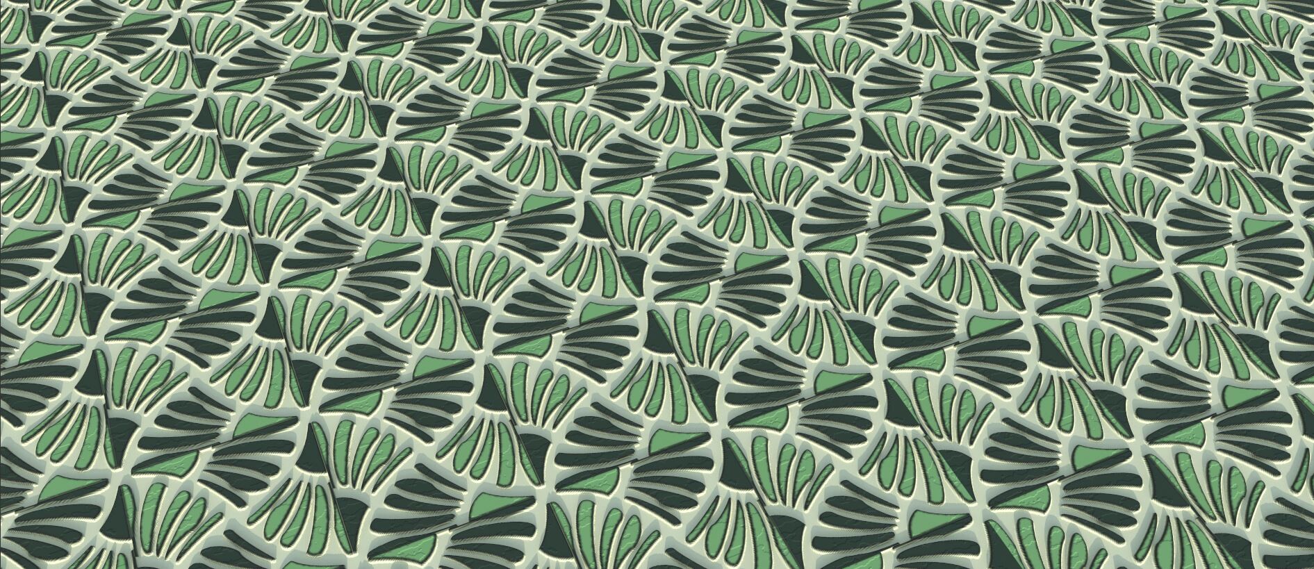 Impact image of a tiles Substance 3D Designer material.