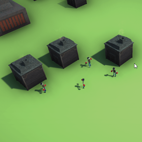 This gif shows the selection process of characters