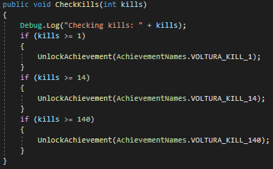 Voltura kill achievement helper function.
